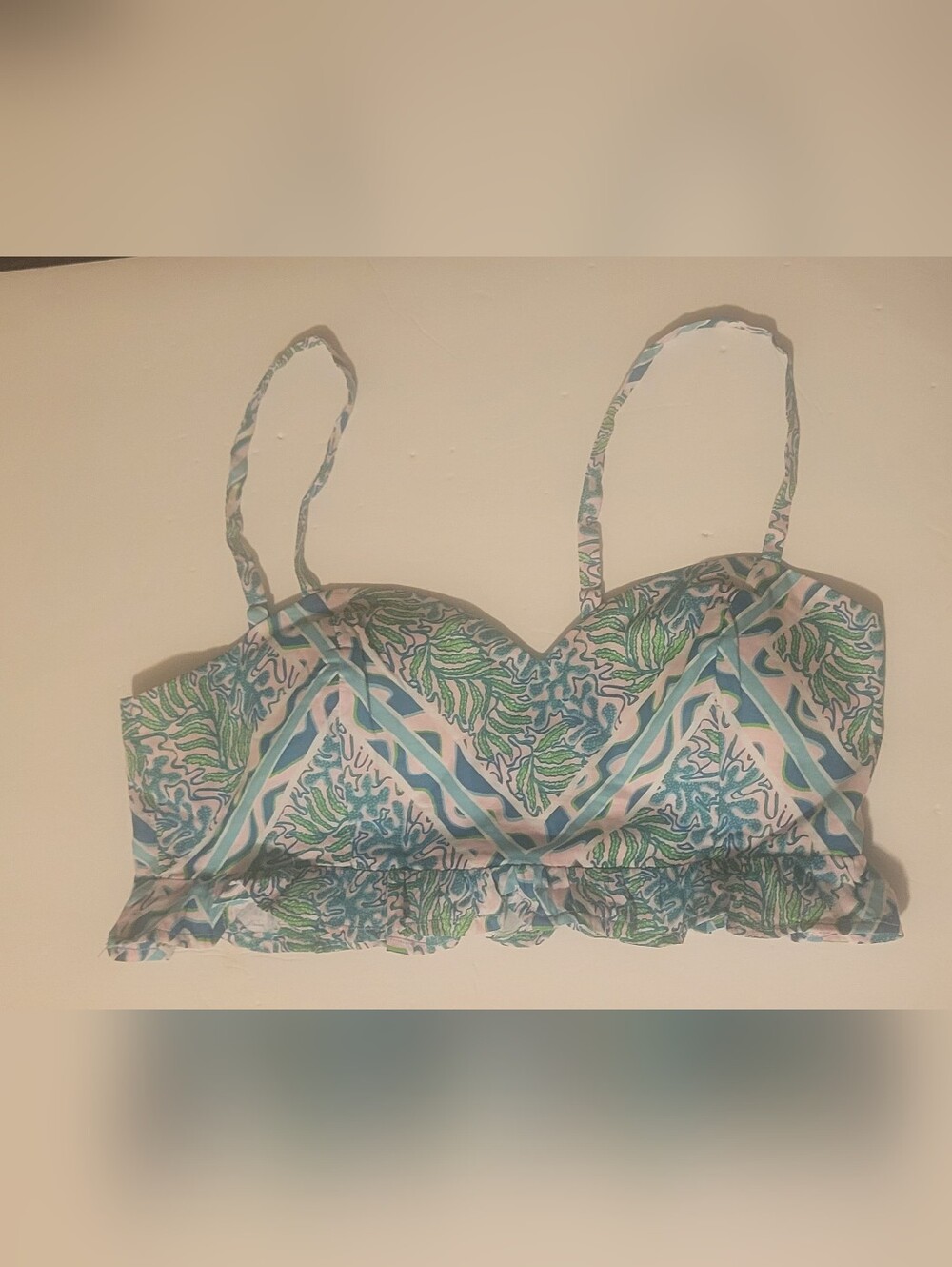 Lily Pulitzer Size 12 Crop Top Spaghetti Straps